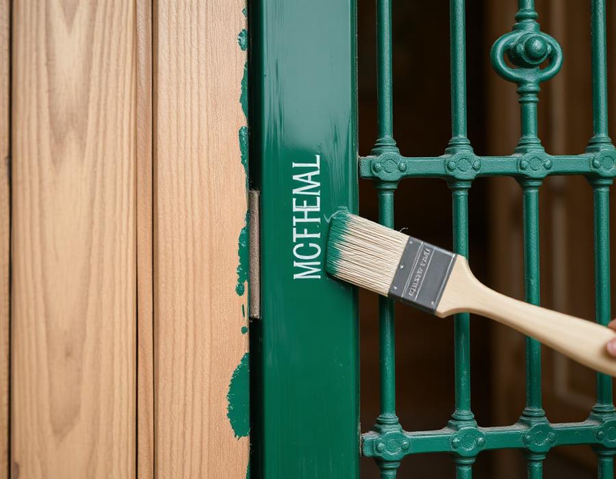 Peinture bois & métal